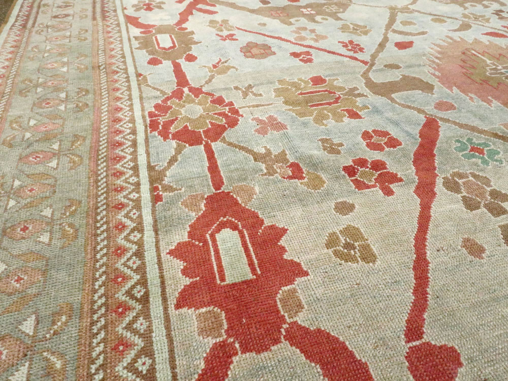 Modern Turkish Oushak Style Carpet, No.28341 - Galerie Shabab