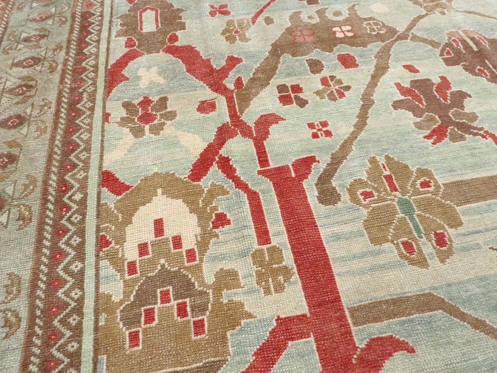 Modern Turkish Oushak Style Carpet, No.28341 - Galerie Shabab
