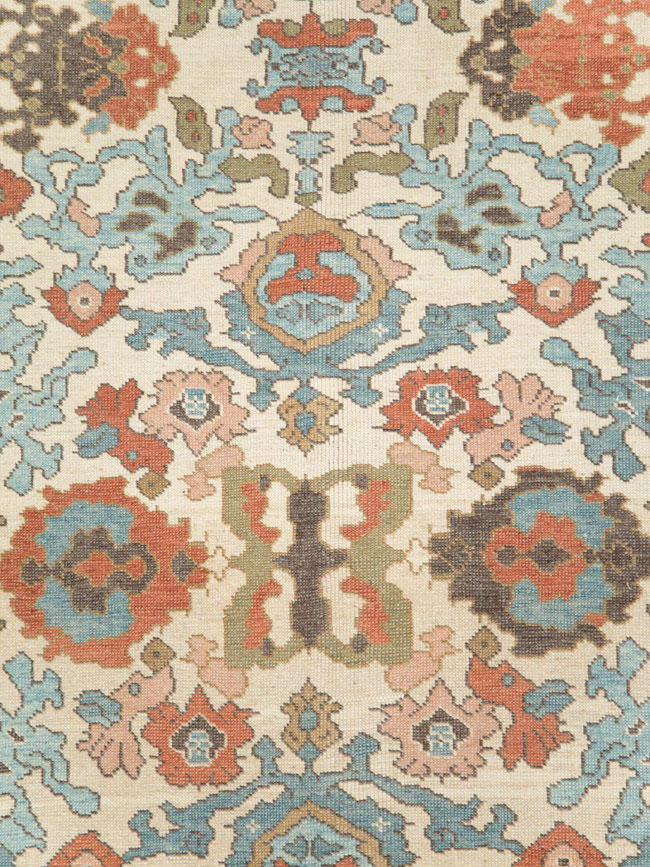 Modern Turkish Oushak Small Room Size Carpet, No.28343 - Galerie Shabab