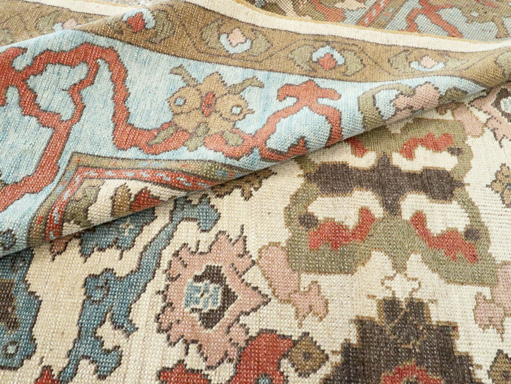 Modern Turkish Oushak Small Room Size Carpet, No.28343 - Galerie Shabab