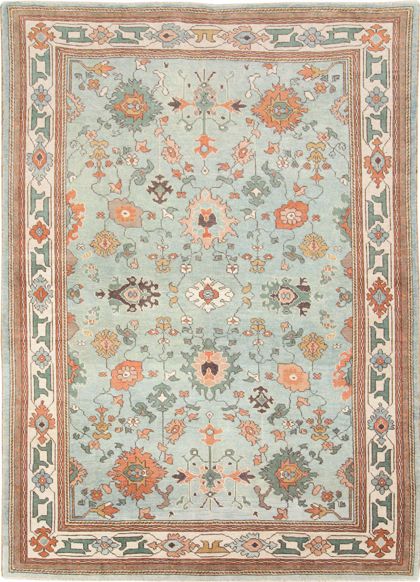Contemporary Turkish Oushak Carpet, No.28344 - Galerie Shabab