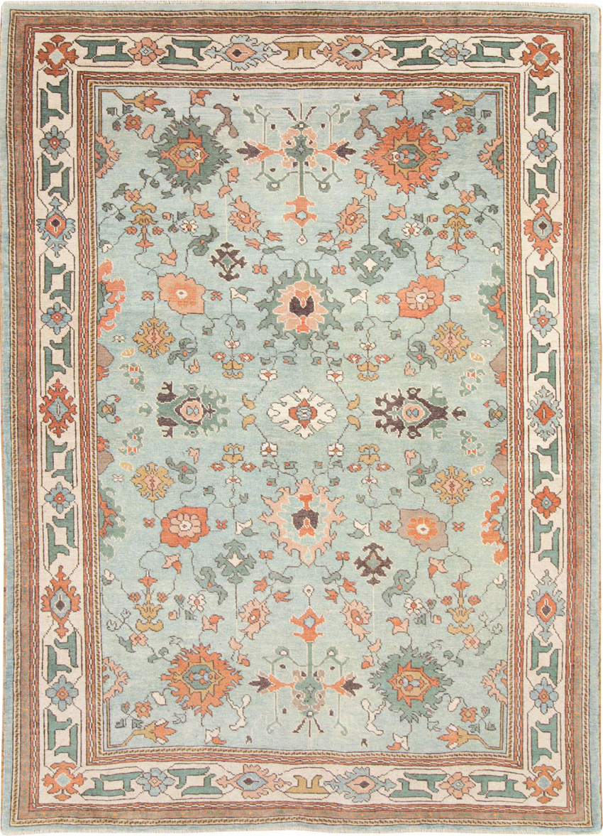 Contemporary Turkish Oushak Carpet, No.28344 - Galerie Shabab