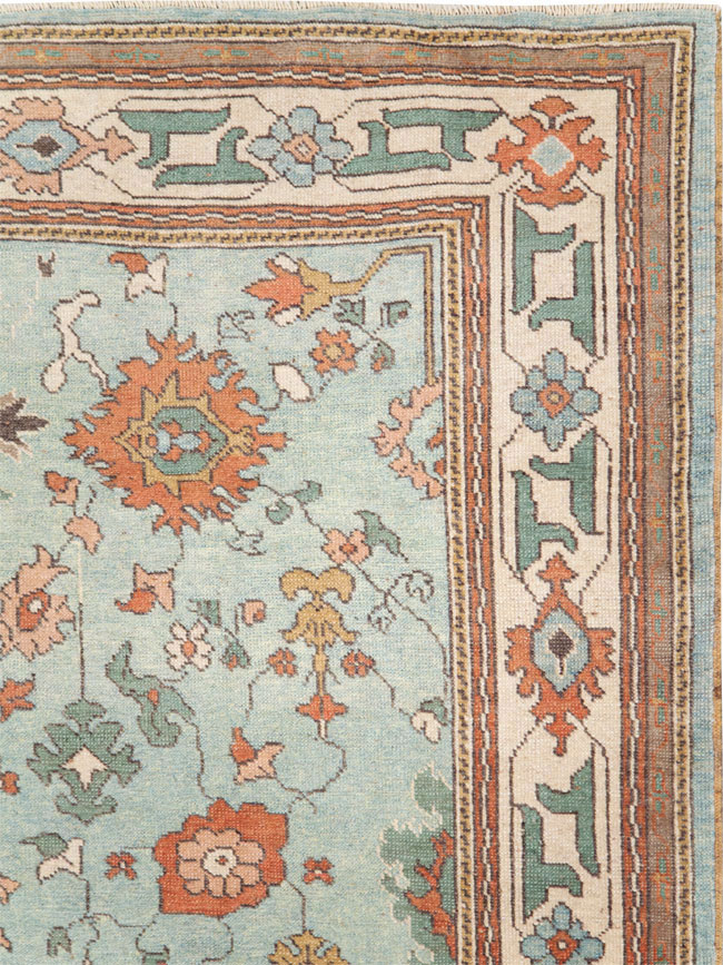 Contemporary Turkish Oushak Carpet, No.28344 - Galerie Shabab