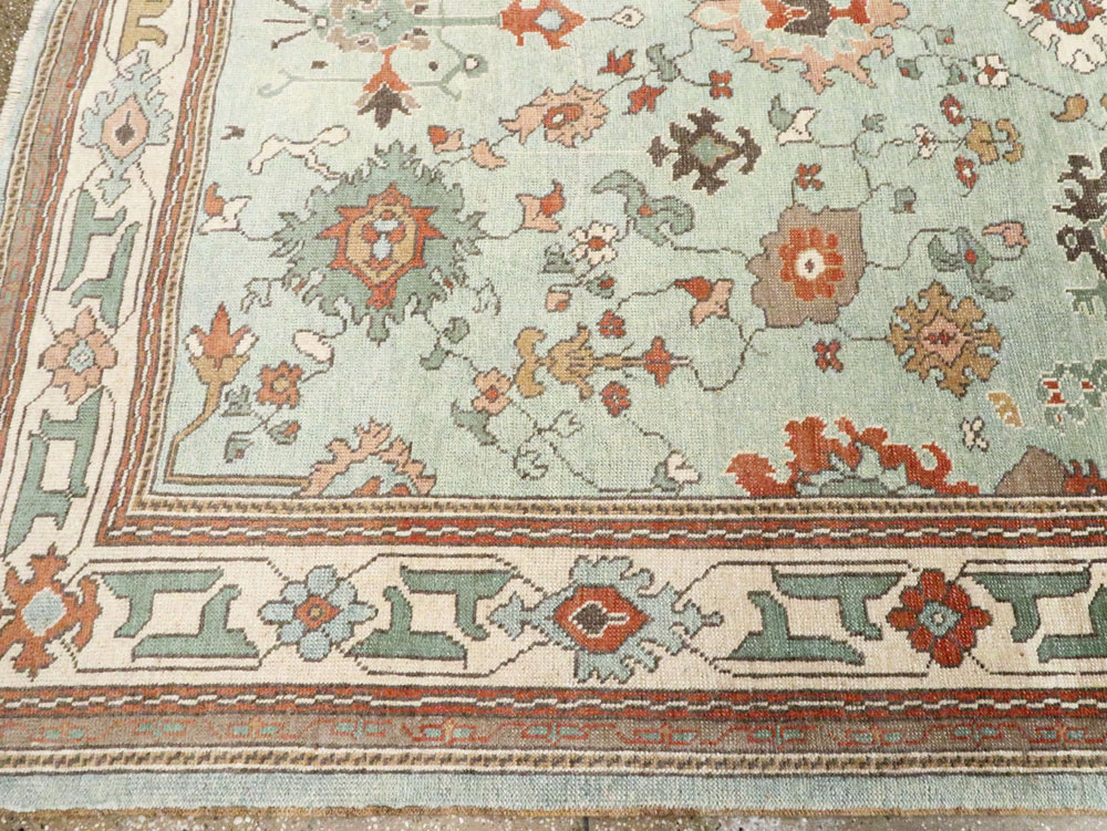 Contemporary Turkish Oushak Carpet, No.28344 - Galerie Shabab