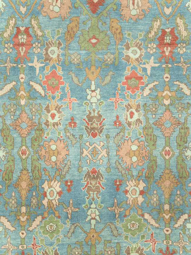 Modern Turkish Oushak Room Size Carpet, No.28345 - Galerie Shabab