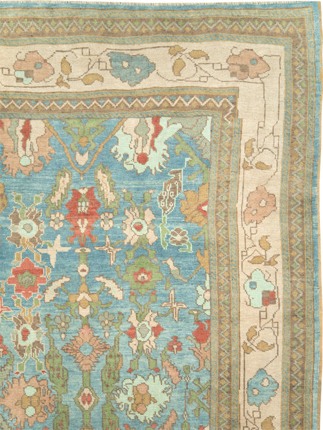 Modern Turkish Oushak Room Size Carpet, No.28345 - Galerie Shabab