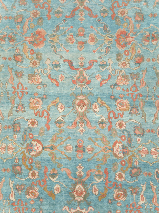 Contemporary Turkish Oushak Room Size Carpet, No.28346 - Galerie Shabab