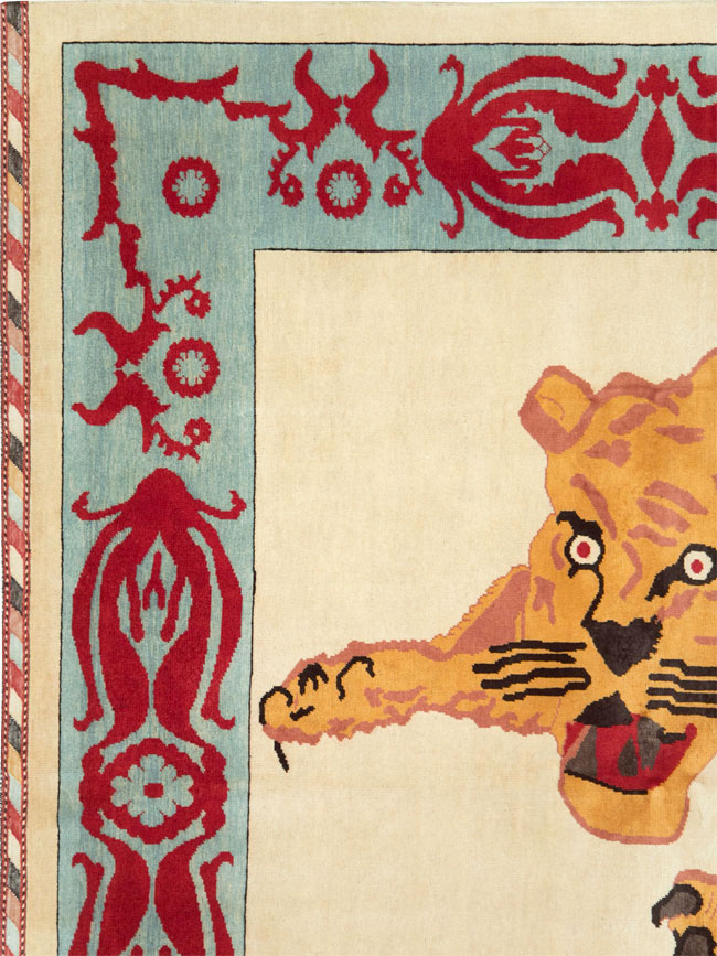 Modern Turkish Pictorial Carpet, No.28351 - Galerie Shabab