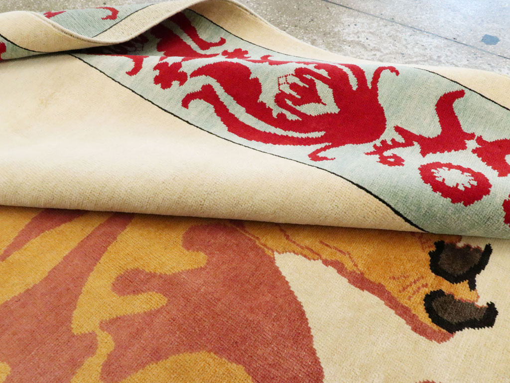 Modern Turkish Pictorial Carpet, No.28351 - Galerie Shabab