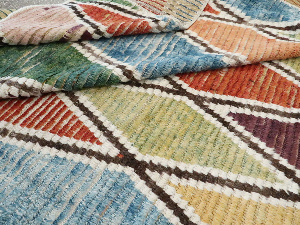 Modern Turkish Tulu Room Size Carpet, No.28353 - Galerie Shabab
