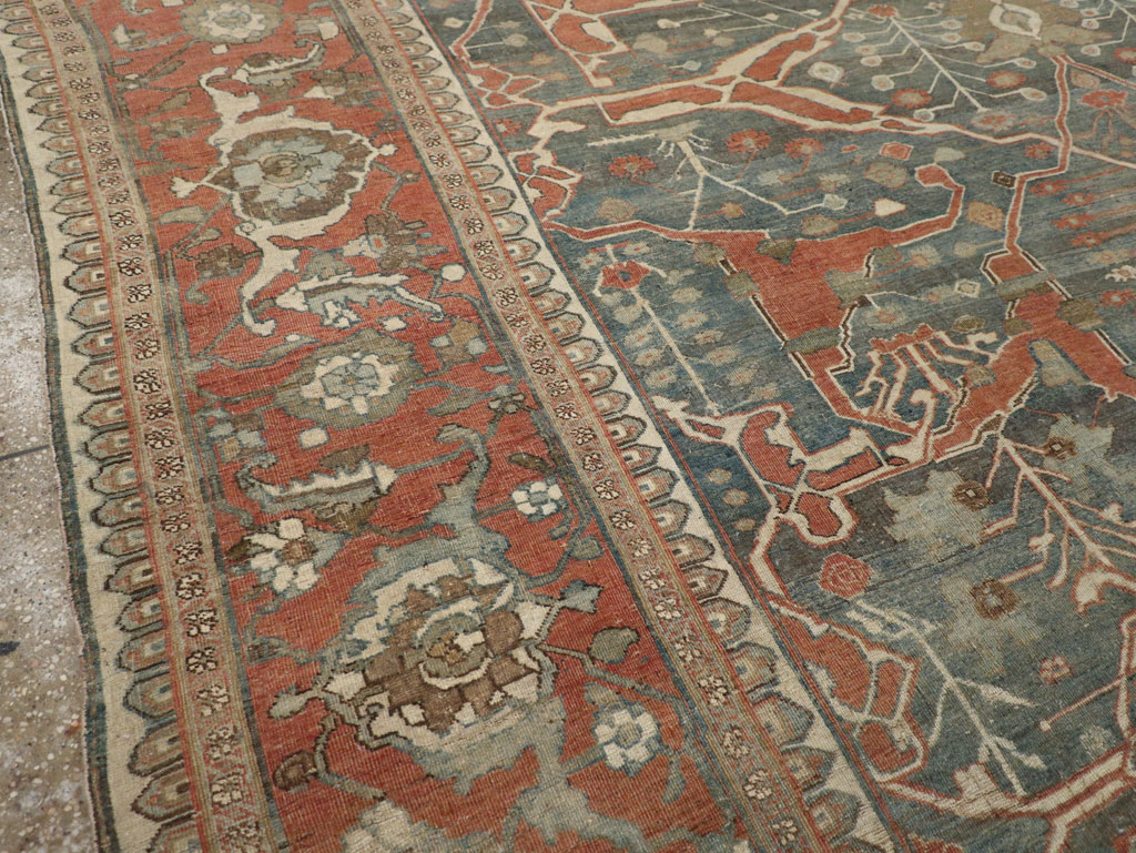 Antique Persian Bidjar Room Size Carpet, No.28354 - Galerie Shabab