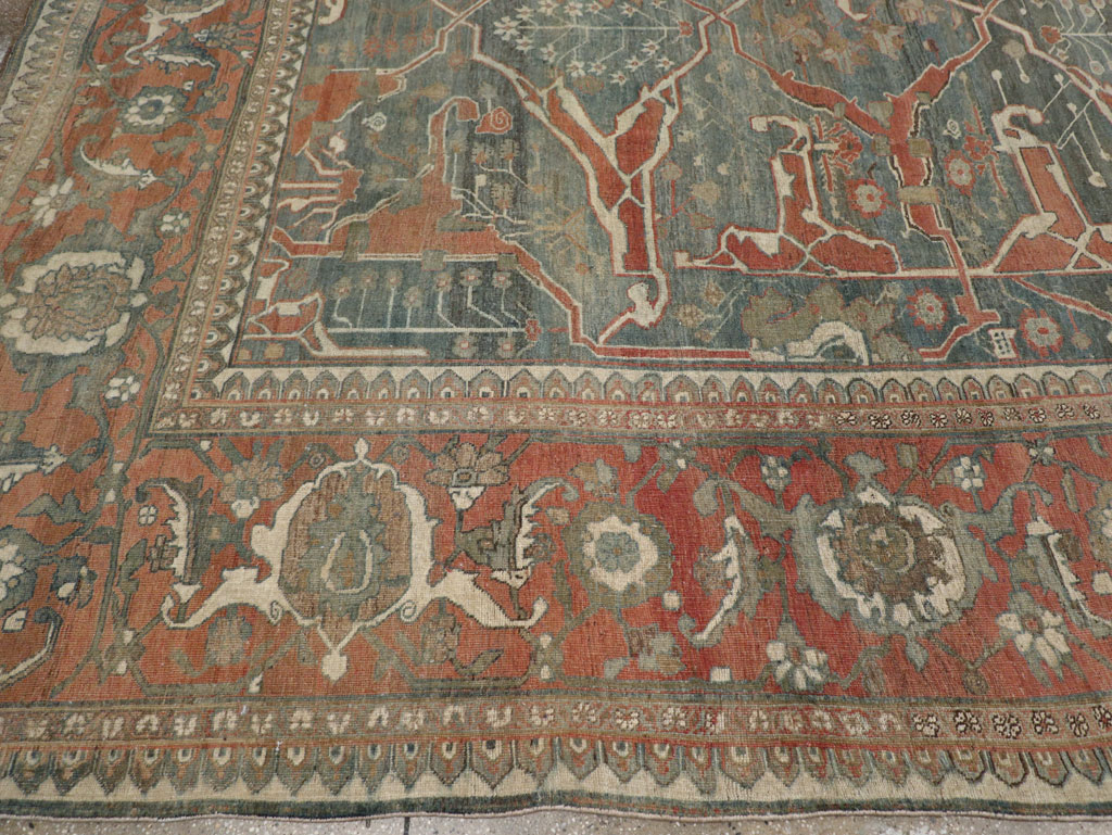 Antique Persian Bidjar Room Size Carpet, No.28354 - Galerie Shabab