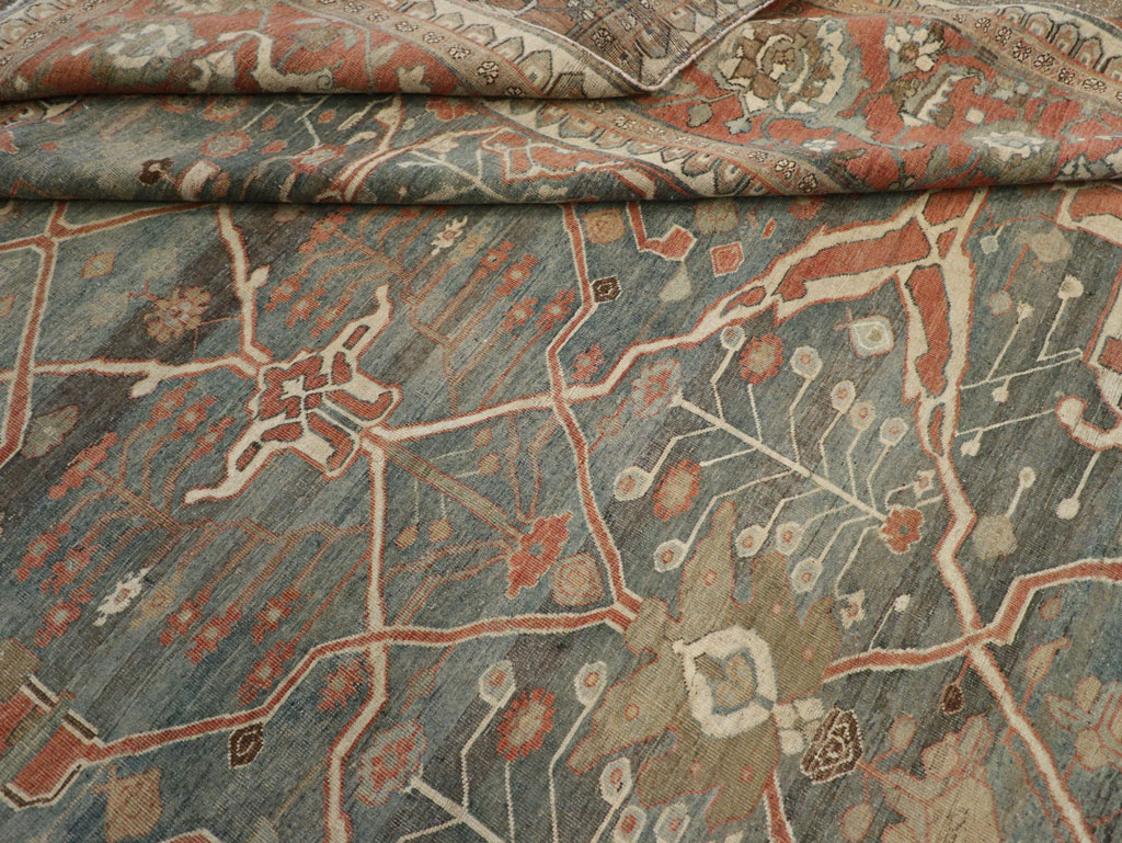 Antique Persian Bidjar Room Size Carpet, No.28354 - Galerie Shabab