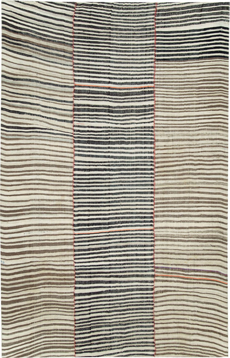 Vintage Persian Flatweave Kilim, No.28377 - Galerie Shabab