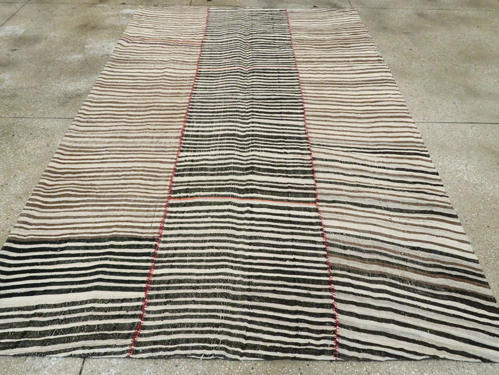 Vintage Persian Flatweave Kilim, No.28377 - Galerie Shabab