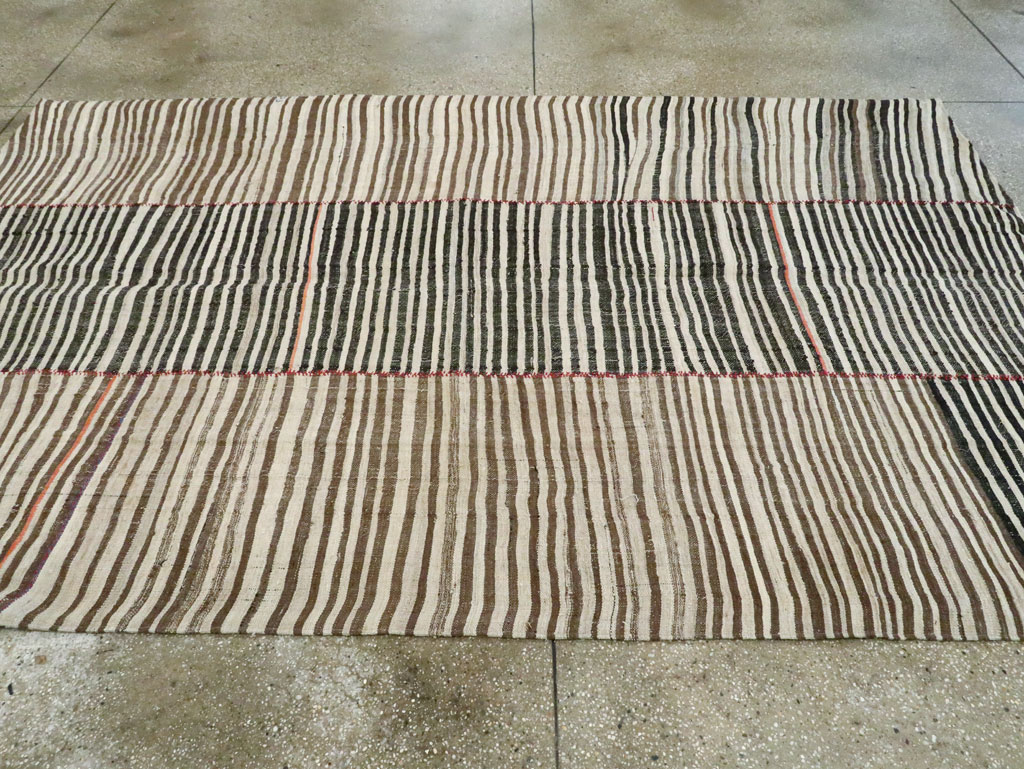 Vintage Persian Flatweave Kilim, No.28377 - Galerie Shabab