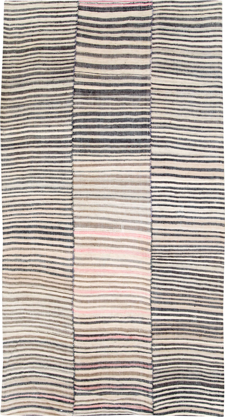Vintage Persian Flatweave Kilim Rug, No.28380 - Galerie Shabab