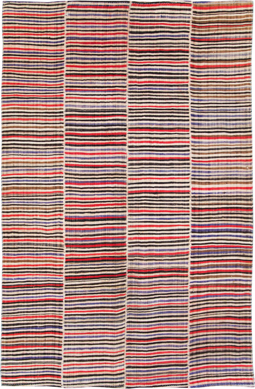 Vintage Persian Flatweave Kilim, No.28383 - Galerie Shabab