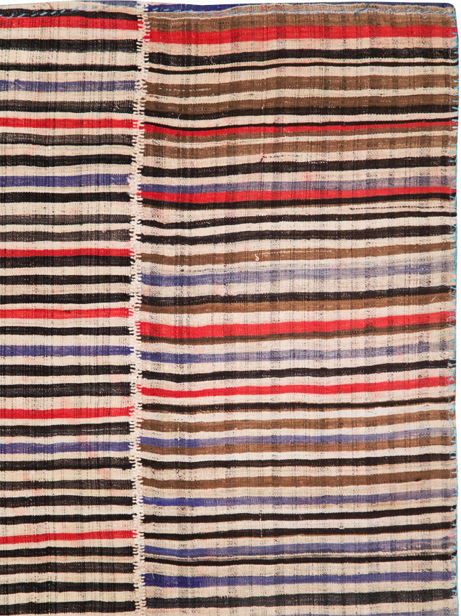 Vintage Persian Flatweave Kilim, No.28383 - Galerie Shabab