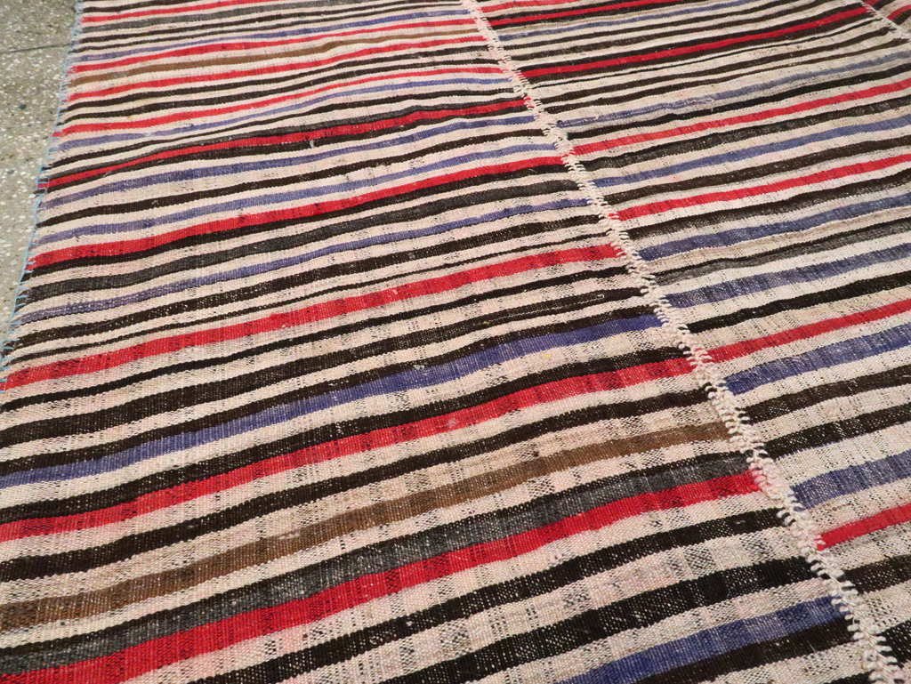 Vintage Persian Flatweave Kilim, No.28383 - Galerie Shabab
