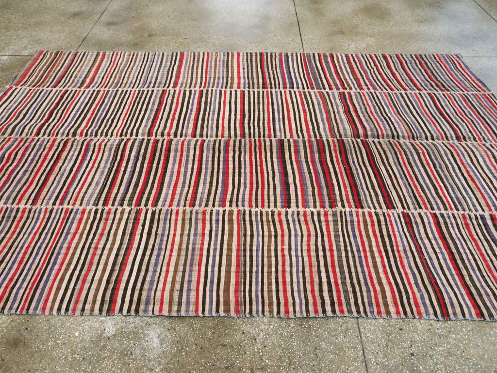 Vintage Persian Flatweave Kilim, No.28383 - Galerie Shabab
