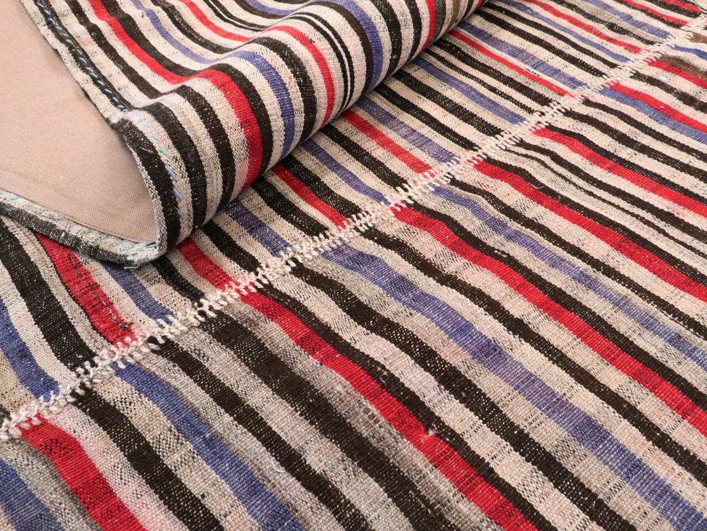 Vintage Persian Flatweave Kilim, No.28383 - Galerie Shabab