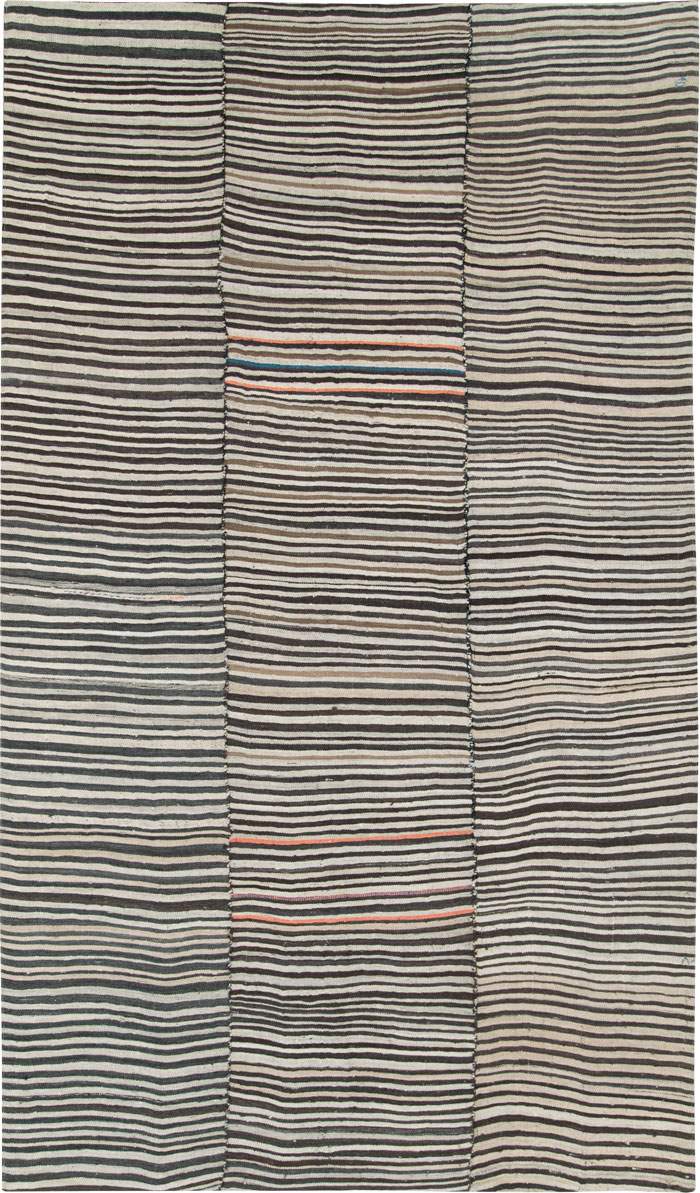 Vintage Persian Flatweave Kilim Rug, No.28384 - Galerie Shabab