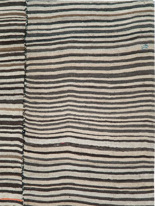 Vintage Persian Flatweave Kilim Rug, No.28384 - Galerie Shabab