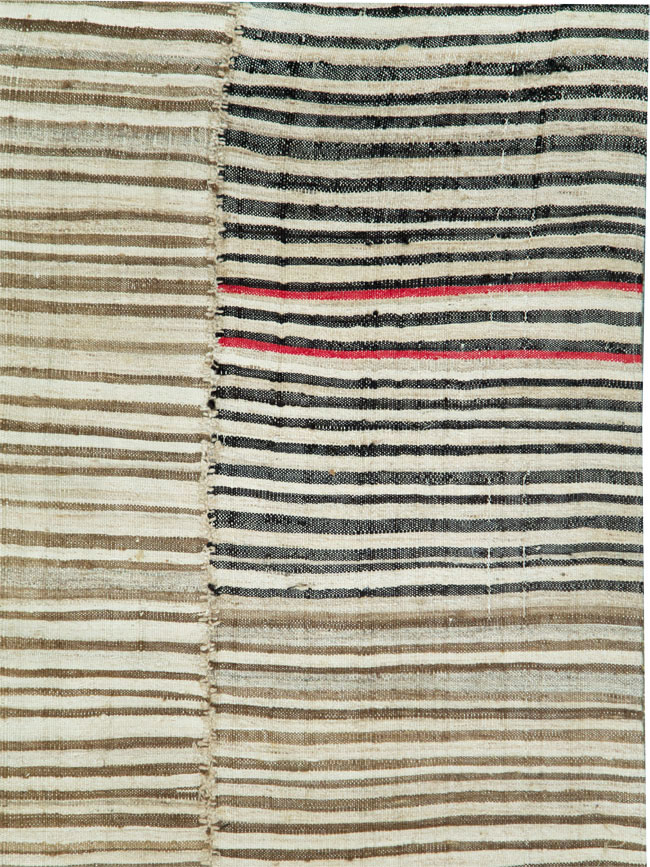 Vintage Persian Flatweave Kilim, No.28385 - Galerie Shabab