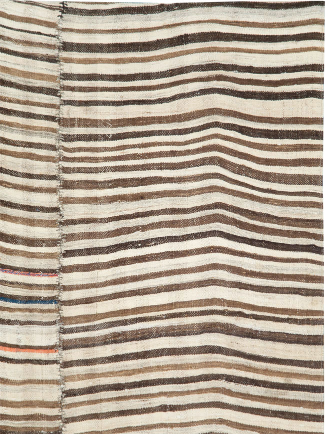 Vintage Persian Flatweave, No.28389 - Galerie Shabab