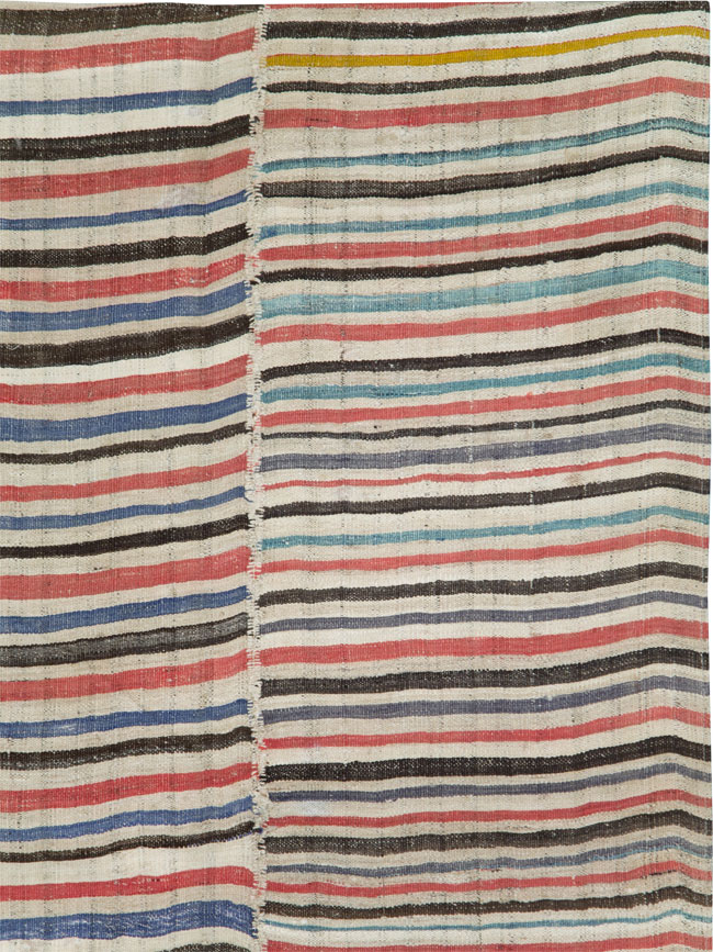 Vintage Persian Flatweave, No.28392 - Galerie Shabab