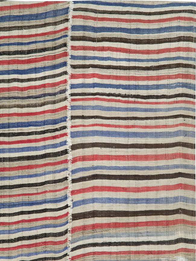 Vintage Persian Flatweave, No.28392 - Galerie Shabab