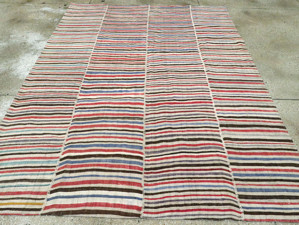 Vintage Persian Flatweave Kilim , No.28392 - Galerie Shabab
