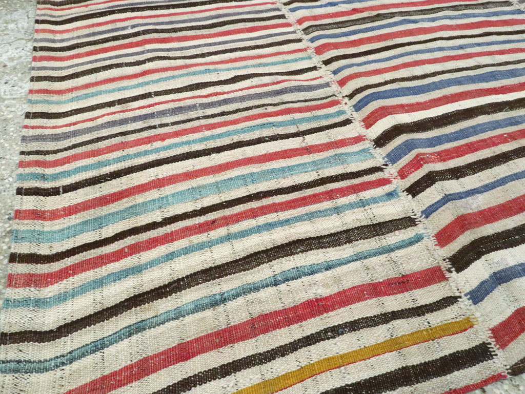 Vintage Persian Flatweave, No.28392 - Galerie Shabab