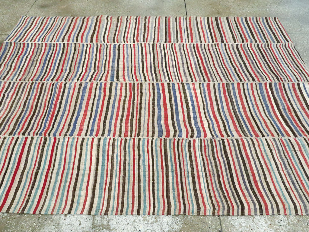 Vintage Persian Flatweave, No.28392 - Galerie Shabab