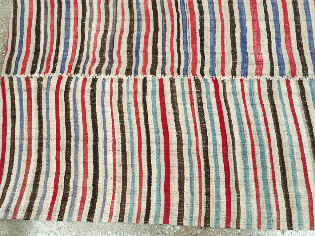 Vintage Persian Flatweave, No.28392 - Galerie Shabab