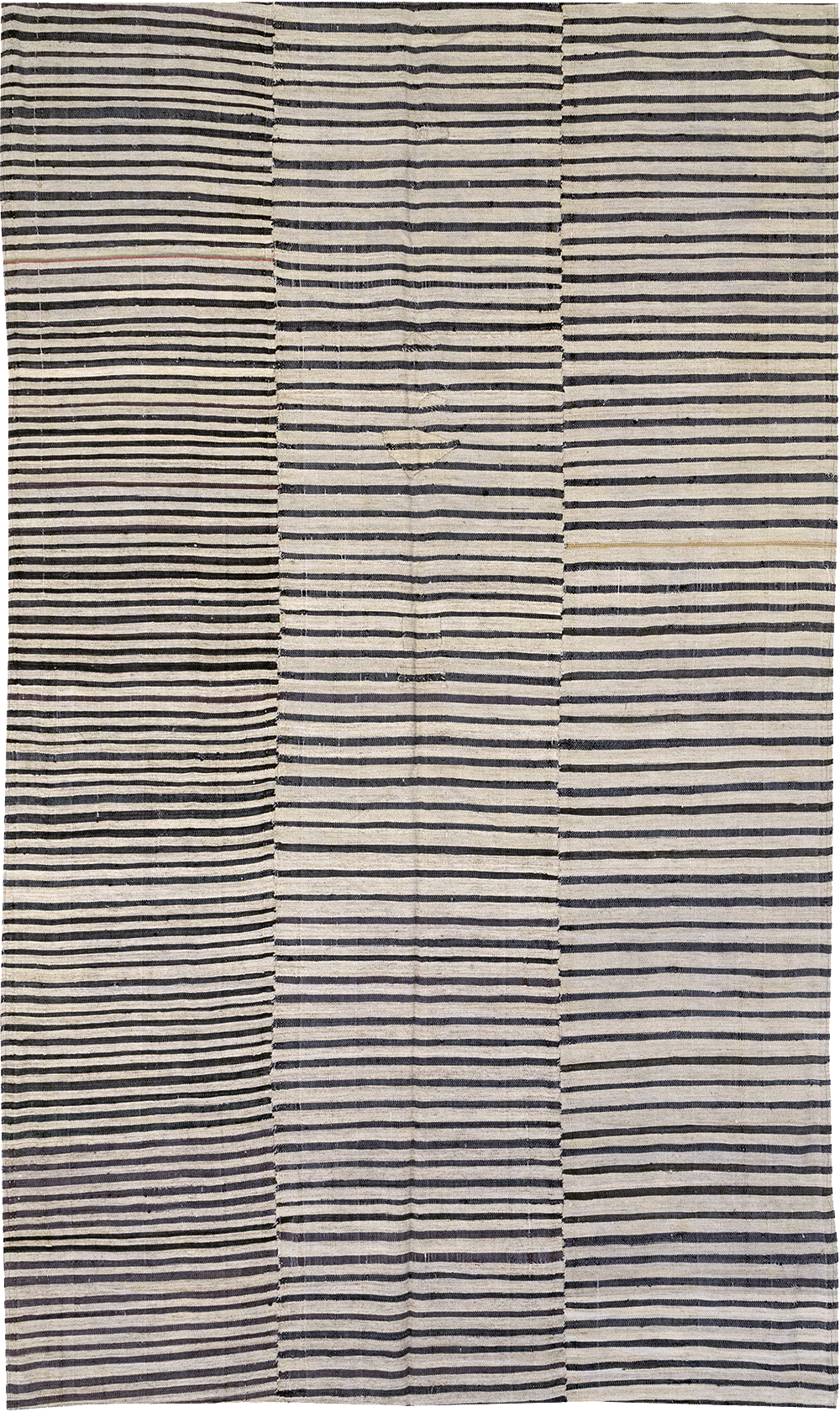 Vintage Persian Flatweave Kilim Gallery Carpet, No.28398 - Galerie Shabab