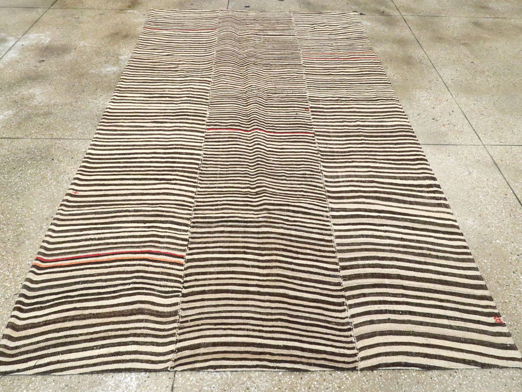 Vintage Persian Flatweave, No.28400 - Galerie Shabab