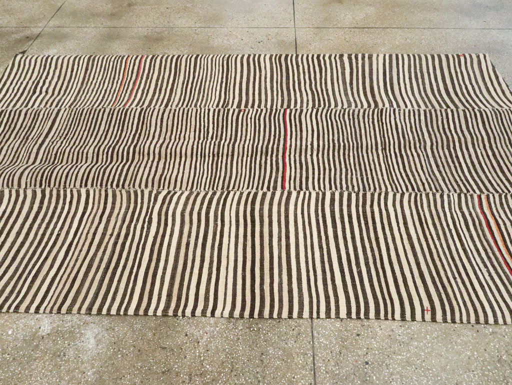 Vintage Persian Flatweave, No.28400 - Galerie Shabab