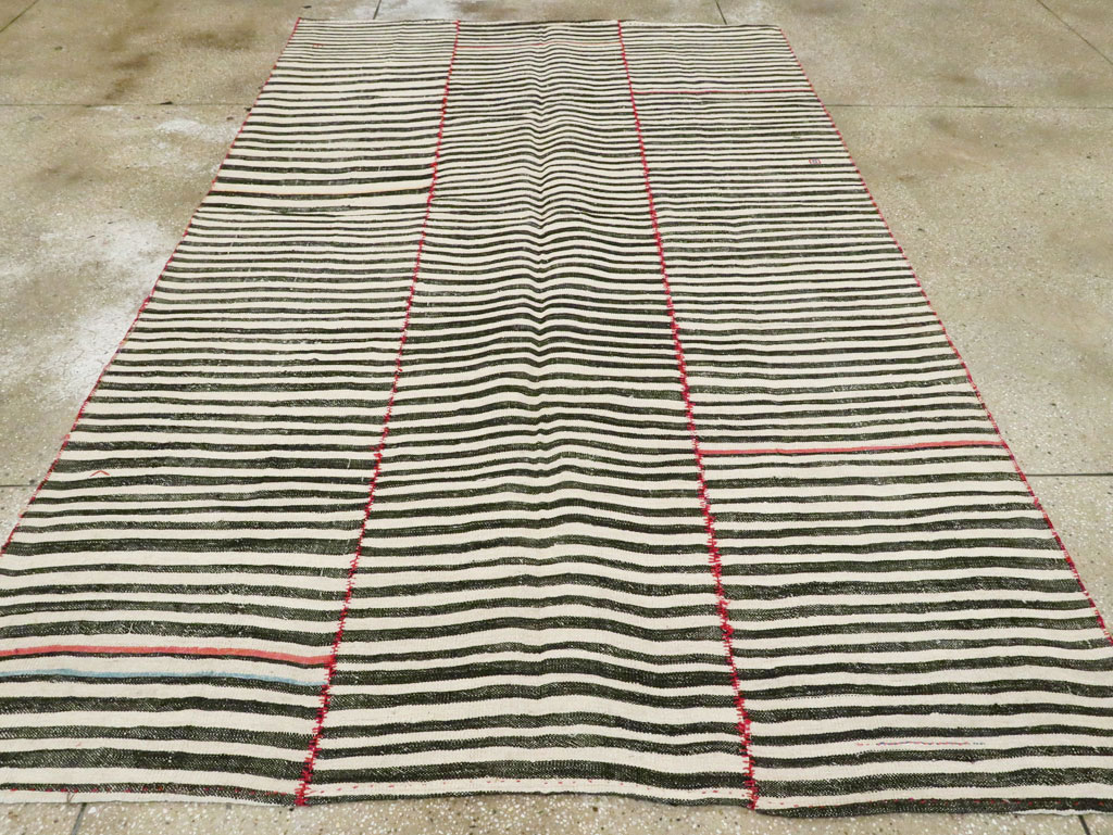 Vintage Persian Flatweave Kilim, No.28401 - Galerie Shabab