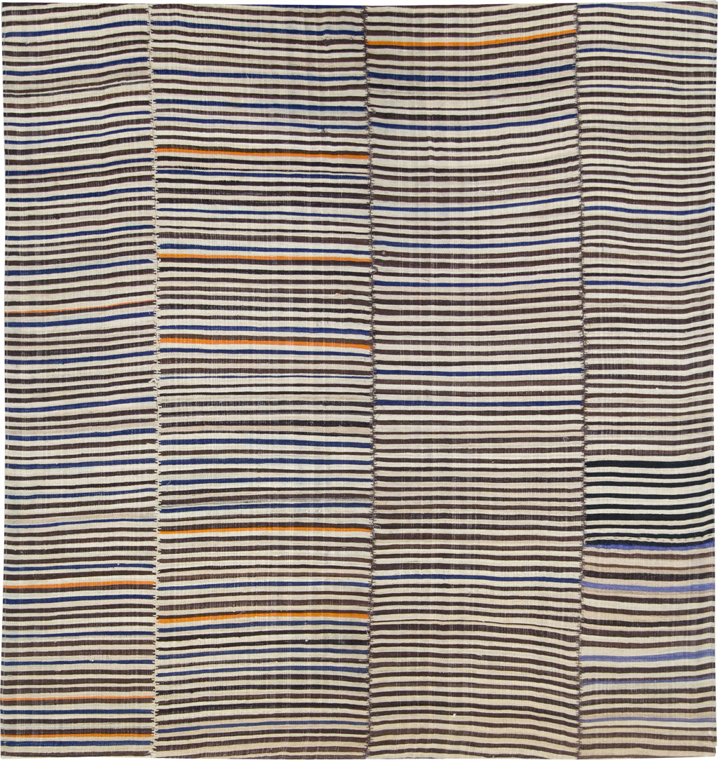 Mid-Century Persian Flatweave, No.28411 - Galerie Shabab