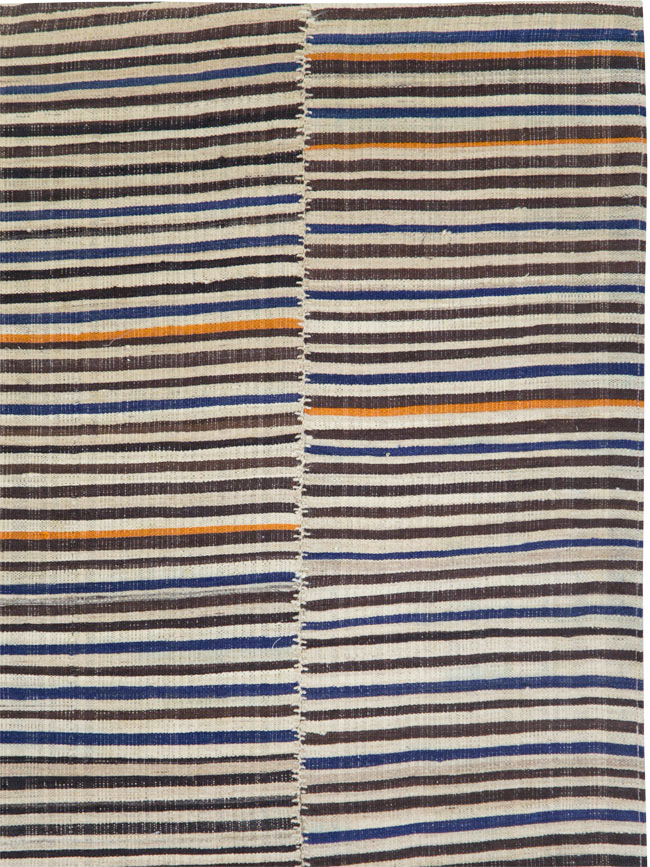 Mid-Century Persian Flatweave, No.28411 - Galerie Shabab