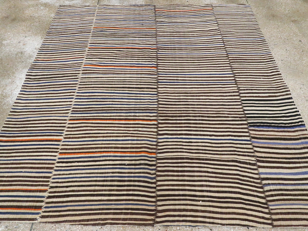 Mid-Century Persian Flatweave, No.28411 - Galerie Shabab