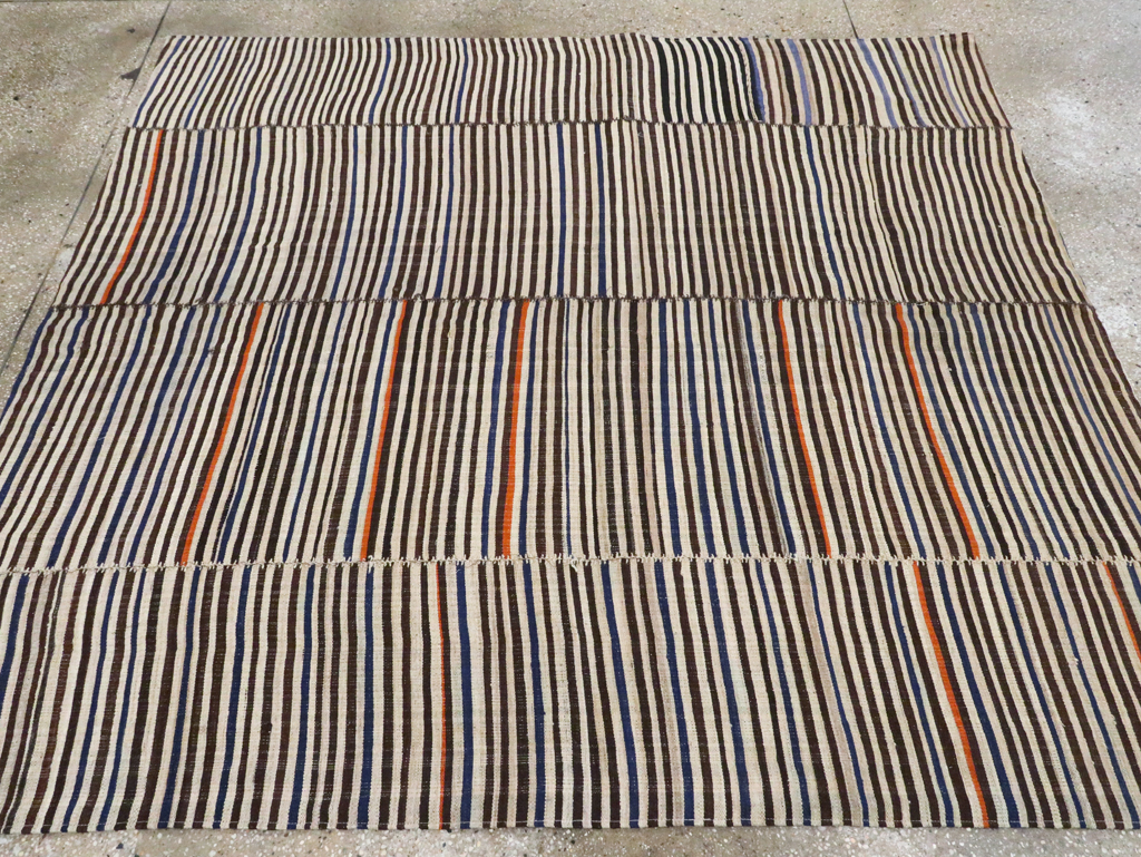 Mid-Century Persian Flatweave, No.28411 - Galerie Shabab