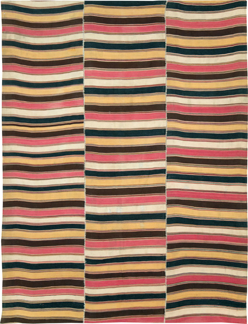 Vintage Persian Flatweave Kilim, No.28422 - Galerie Shabab