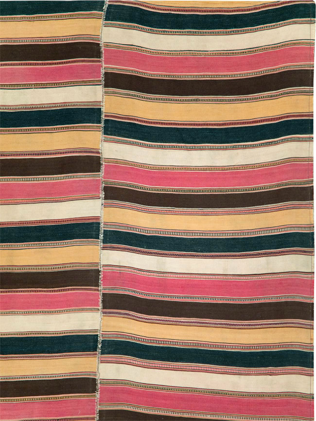 Vintage Persian Flatweave Kilim, No.28422 - Galerie Shabab