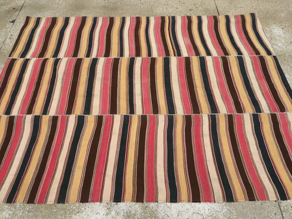 Vintage Persian Flatweave Kilim, No.28422 - Galerie Shabab