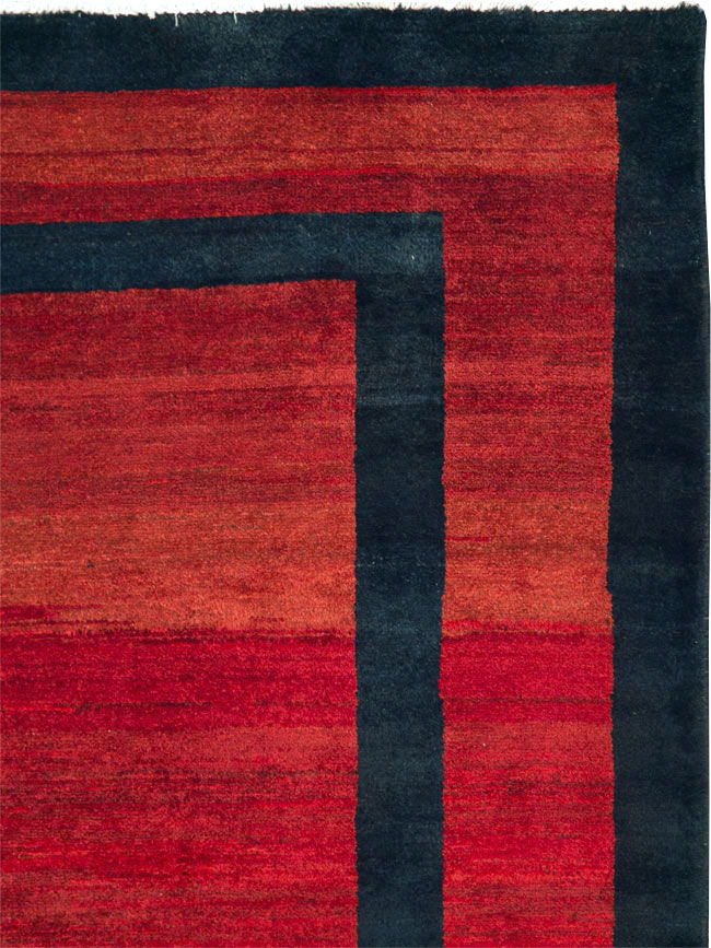 Vintage Persian Mahal Carpet, No.28423 - Galerie Shabab