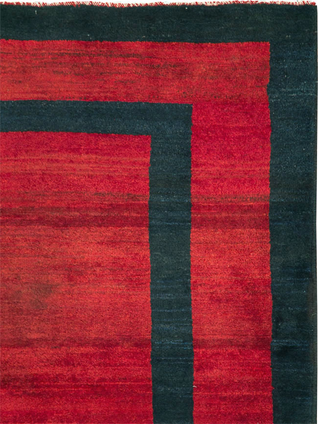 Vintage Persian Mahal Carpet, No.28423 - Galerie Shabab