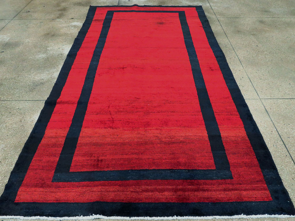 Vintage Persian Mahal Carpet, No.28423 - Galerie Shabab